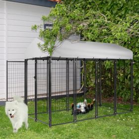 12 Pack Pet Fence (Color: Black)